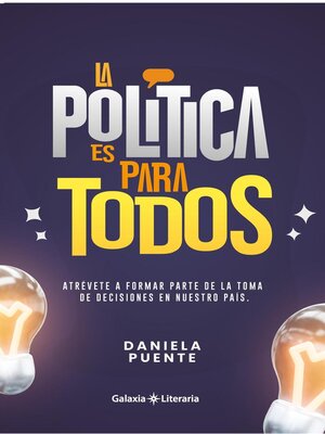 cover image of La política es para todos